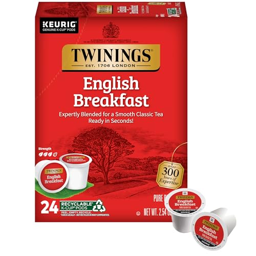 Twinings English Breakfast Tea, K-Cup Portion Pack for Keurig K-Cup Brewers, 24-Count von Twinings