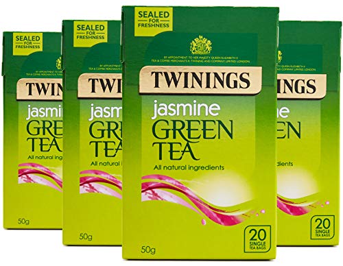 Twinings Green Tea Jasmine 20 Tea Bags (Pack of 4| Total 80 Tea Bags) von Twinings