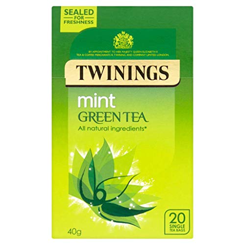 Twinings Green Tea with Mint 20 Btl. 40g - Grüner Tee mit Minze von Twinings