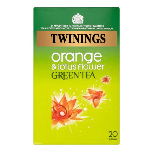 Twinings Green Tea with Orange and Lotus Flower 20 Btl. 40g von Twinings