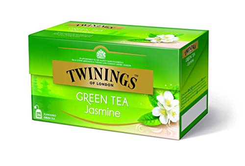 Twinings Grüner Jasmine Tee, Grüntee Traditionelle chinesische Mischung von Green Tea Jasmine mit dem delikaten Duft ∙ 12er Pack (12 x 45 g) von Twinings