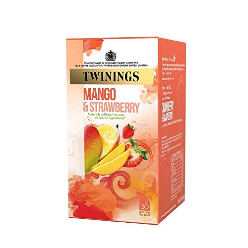 Twinings - Mango & Erdbeer-Umschlag 4 x 20 (insgesamt 80 Teebeutel) - Obst- & Kräuteraufgüsse von Twinings