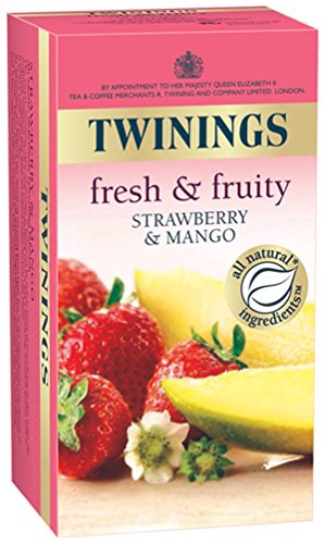 Twinings - Mango & Strawberry - 20 Enveloped Tea Bags - 40g von Twinings