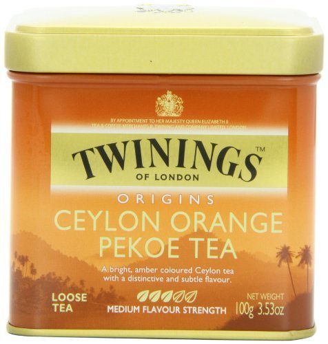 Twinings Ceylon Orange Pekoe Tea, Loose Tea, 3.53-Ounce Tins (Pack of 6) von Twinings