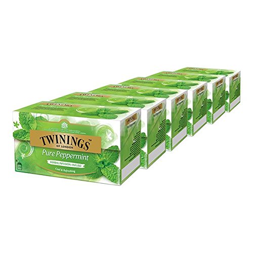Twinings Pure Peppermint, 25 Teebeutel 6er Pack von Twinings