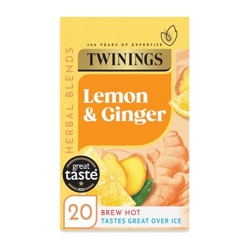 Twinings Revive & Revitalise Lemon & Ingwer, 20 Teebeutel, 30 g, 4 Stück Twinings Revive & Revitalise Lemon & Ingwer, 20 Teebeutel, 30 g, 4 Stück von Twinings