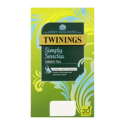Twinings Simply Sencha 0403365 Teebeutel, einzeln verpackt, 20 Stück von Twinings