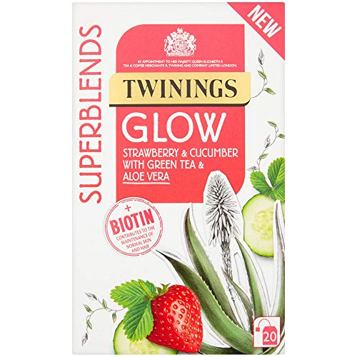 Twinings Superblends Glow Teebeutel mit Umschlägen, 4 x 20 cm von Twinings
