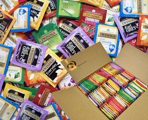 Twinings Teebeutel, einzeln verpackt, klassische und aromatisierte Auswahl, 100 Teeumschläge von Twinings