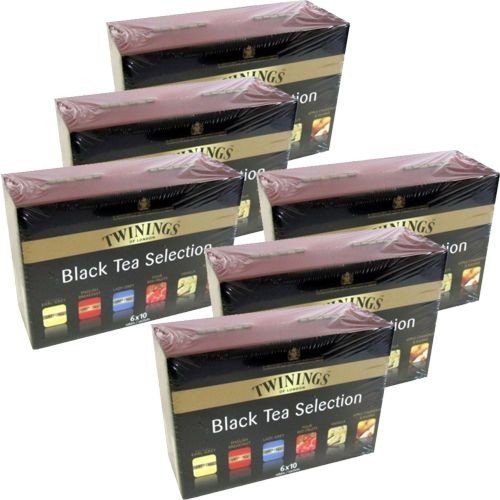 Twinings Teebeutel Black Tea Selection 6er Pack 6 x 10 Btl. (Geschenkbox) von Twinings