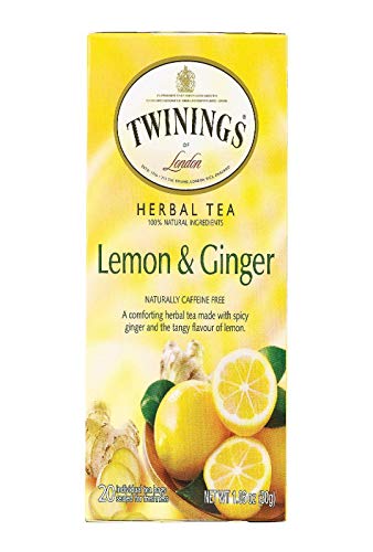 Twinings of London - Kräutertee-Zitrone und Ingwer - 20 Teebeutel von Twinings