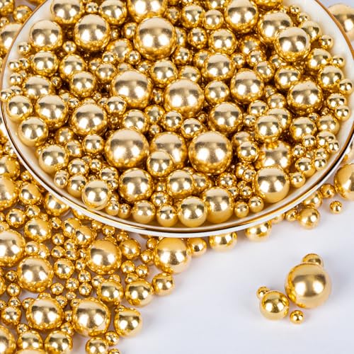 Twisweet Gold Streusel 130g, Essbare Perlenstreusel zur Kuchenverzierung, Zuckerperlen in Mischgrößen zum Backen, Cupcake-Topper für Kekse, Eis & Torten, Deko für Valentinstag, Geburtstage, Weihnachte Twisweet Gold Streusel 130g, Essbare Perlenstreusel zur Kuchenverzierung, Zuckerperlen in Mischgrößen zum Backen, Cupcake-Topper für Kekse, Eis & Torten, Deko für Valentinstag, Geburtstage, Weihnachte von Twisweet