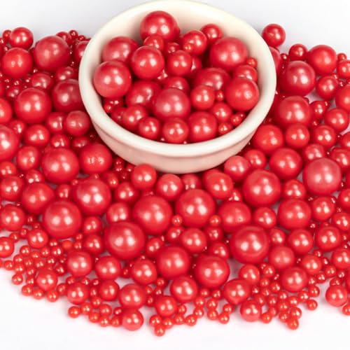 Twisweet Rot Streusel 130g, Essbare Perlenstreusel zur Kuchenverzierung, Zuckerperlen in Mischgrößen zum Backen, Cupcake-Topper für Kekse, Eis & Torten, Deko für Valentinstag, Geburtstage, Weihnachte Twisweet Rot Streusel 130g, Essbare Perlenstreusel zur Kuchenverzierung, Zuckerperlen in Mischgrößen zum Backen, Cupcake-Topper für Kekse, Eis & Torten, Deko für Valentinstag, Geburtstage, Weihnachte von Twisweet