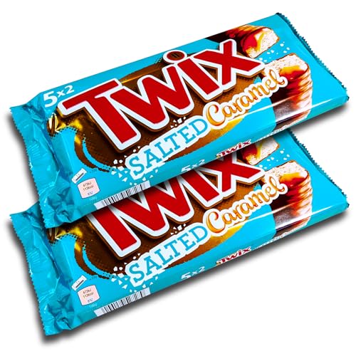 2 er Pack Twix Salted Caramel 2 x 230 g Schokoriegel von Twix