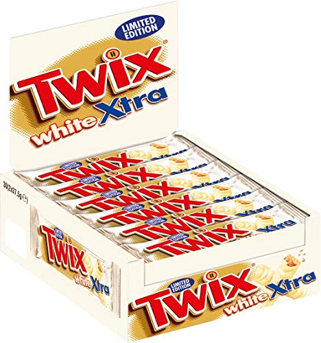 TWIX EXTRA WHITE LIMITED EDITION CHOCOLATE BARS 75g - ORIGINAL (30) von Twix