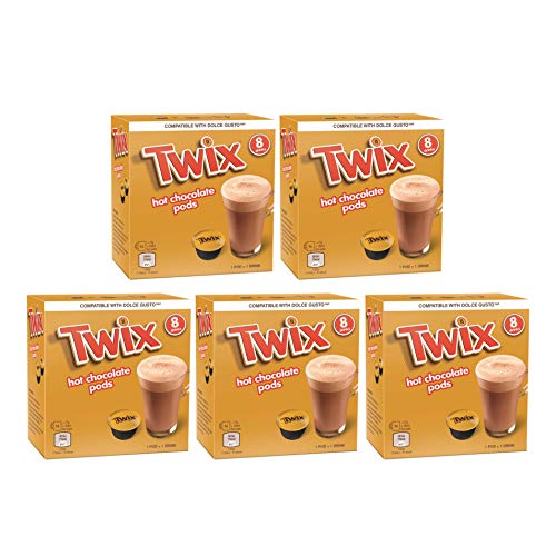 Twix Trinkschokolade für Dolce Gusto® - 5x 8 Kapseln von Twix