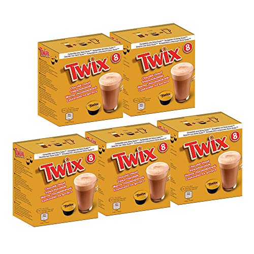 Twix Trinkschokolade für Dolce Gusto® - 5x 8 Kapseln von Twix