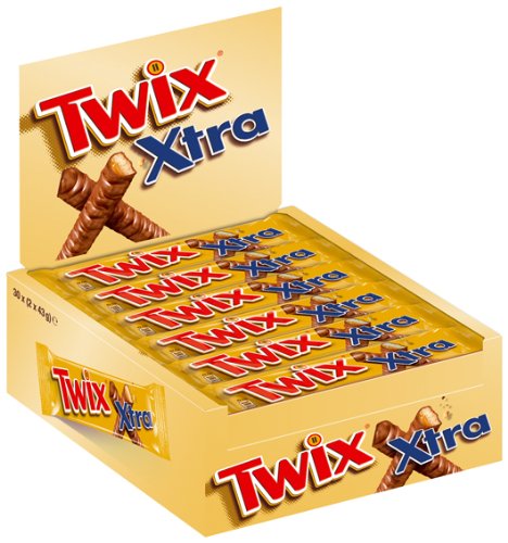 Twix Xtra Schaukarton à 30 Riegel, 1er Pack (1 x 2.55 kg) von Twix