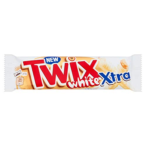 Twix Xtra White Chocolate Biscuit Doppelriegel – 24 x 75 g von Twix