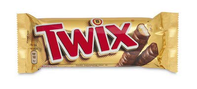 Twix single 50 gr | 25x | Gesamtgewicht 1250 gr von Twix