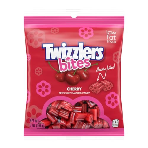 TWIZZLERS Bites, Cherry Flavored Lakritzbonbons (2 Stück) von Twizzlers