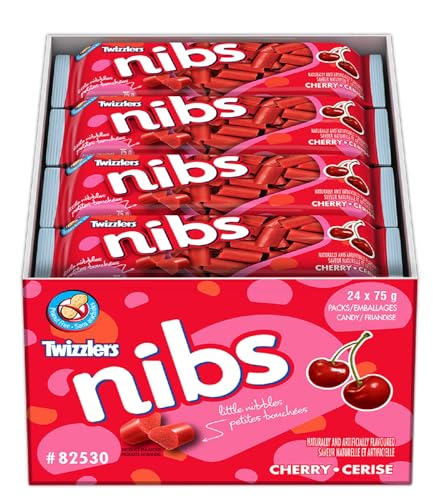 TWIZZLERS Süßholz, Kirschfedern, 24 Stück, 75 g Beutel (importiert aus Kanada) von Twizzlers