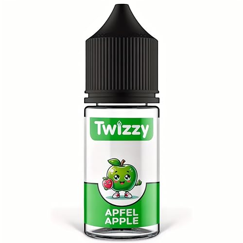 Twizzy Apfel Lebensmittelaroma - 30ml - Intensives Aroma – Ideal zum Backen, in Lebensmitteln & Getränken, auch für Vernebler, Nebelmaschinen, uvm. von Twizzy