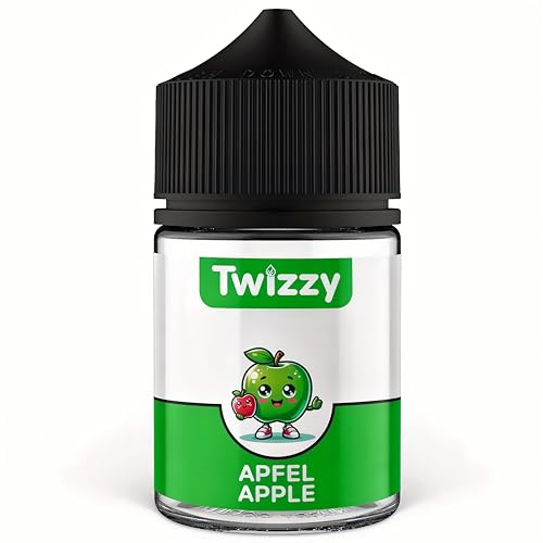 Twizzy Apfel Lebensmittelaroma - 60ml - Intensives Aroma – Ideal zum Backen, in Lebensmitteln & Getränken, auch für Vernebler, Nebelmaschinen, uvm. von Twizzy