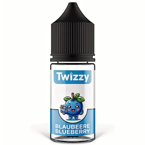 Twizzy Blaubeere Lebensmittelaroma - 30ml - Intensives Aroma – Ideal zum Backen, in Lebensmitteln & Getränken, auch für Vernebler, Nebelmaschinen, uvm. von Twizzy