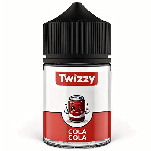Twizzy Cola Lebensmittelaroma - 60ml - Intensives Aroma – Ideal zum Backen, in Lebensmitteln & Getränken, auch für Vernebler, Nebelmaschinen, uvm. von Twizzy