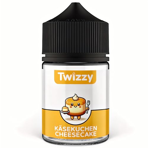 Twizzy Käsekuchen Lebensmittelaroma -60ml- Intensives Aroma – Ideal zum Backen, in Lebensmitteln & Getränken, auch für Vernebler, Nebelmaschinen, uvm. von Twizzy