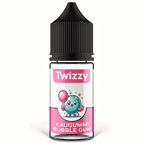 Twizzy Kaugummi Lebensmittelaroma - 30ml - Intensives Aroma – Ideal zum Backen, in Lebensmitteln & Getränken, auch für Vernebler, Nebelmaschinen, uvm. von Twizzy