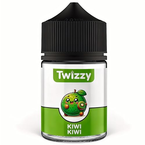 Twizzy Kiwi Lebensmittelaroma - 60ml - Intensives Aroma – Ideal zum Backen, in Lebensmitteln & Getränken, auch für Vernebler, Nebelmaschinen, uvm. von Twizzy