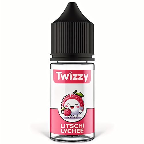 Twizzy Litschi Lebensmittelaroma - 30ml - Intensives Aroma – Ideal zum Backen, in Lebensmitteln & Getränken, auch für Vernebler, Nebelmaschinen, uvm. von Twizzy