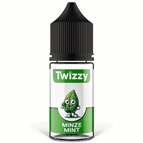 Twizzy Minze Lebensmittelaroma - 30ml - Intensives Aroma – Ideal zum Backen, in Lebensmitteln & Getränken, auch für Vernebler, Nebelmaschinen, uvm. von Twizzy