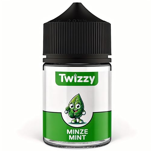 Twizzy Minze Lebensmittelaroma - 60ml - Intensives Aroma – Ideal zum Backen, in Lebensmitteln & Getränken, auch für Vernebler, Nebelmaschinen, uvm. von Twizzy