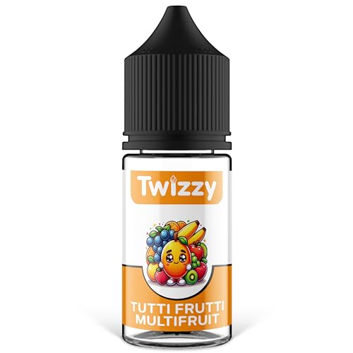Twizzy Tutti Frutti Lebensmittelaroma -30ml- Intensives Aroma – Ideal zum Backen, in Lebensmitteln & Getränken, auch für Vernebl., Nebelm., uvm von Twizzy