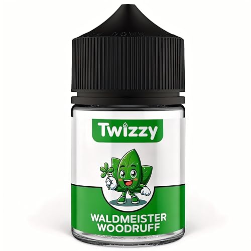 Twizzy Waldmeister Lebensmittelaroma - 60ml - Intensives Aroma – Ideal zum Backen, in Lebensmitteln & Getränken, auch für Vernebler, Nebelmaschinen, uvm. von Twizzy