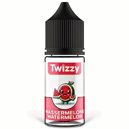 Twizzy Wassermelone Lebensmittelaroma - 30ml - Intensives Aroma – Ideal zum Backen, in Lebensmitteln & Getränken, auch für Vernebler, Nebelmaschinen, uvm. von Twizzy