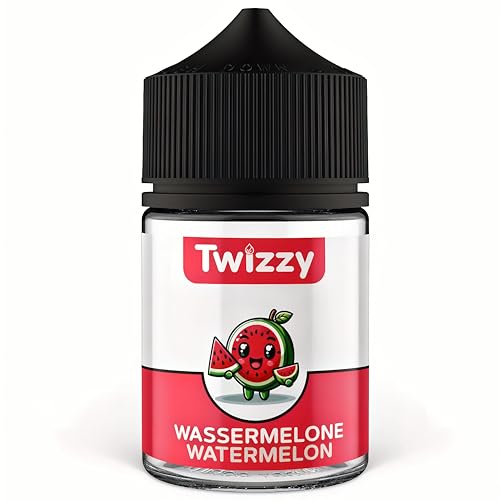 Twizzy Wassermelone Lebensmittelaroma -60ml- Intensives Aroma – Ideal zum Backen, in Lebensmitteln & Getränken, auch für Vernebl., Nebelm., uvm von Twizzy