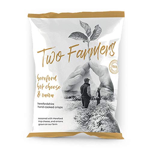 Two Farmers Natural Hereford Hop Cheese & Onion Crisps 40g x 6 von Two Farmers