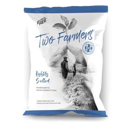 Two Farmers Natural Lightly Salted Crisps 150g Plastic Free! von Two Farmers