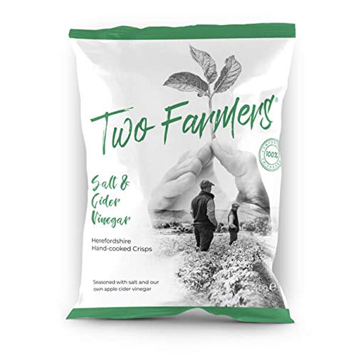 Two Farmers Natural Salt & Vinegar Crisps 40g x 6 von Two Farmers