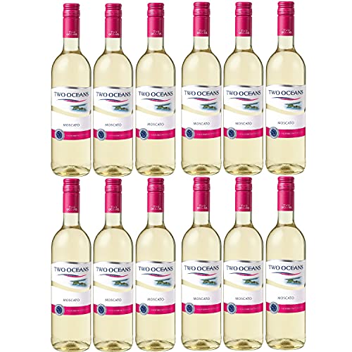 Two Oceans Moscato Sweet Weißwein Wein süß Südafrika (12 Flaschen) von Two Oceans