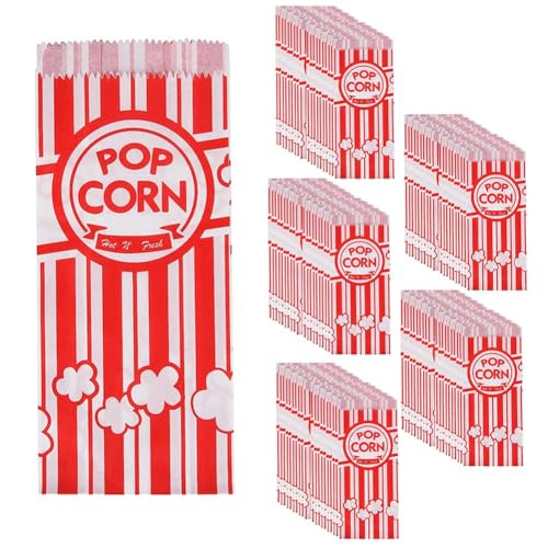Tynmoel Popcorntüten Aus Papier, Auslaufsicher, Fettbeständig, Popcorntüten, Papiertüten, Einweg-Popcornbehälter Aus Papier für Partys Tynmoel Popcorntüten Aus Papier, Auslaufsicher, Fettbeständig, Popcorntüten, Papiertüten, Einweg-Popcornbehälter Aus Papier für Partys von Tynmoel
