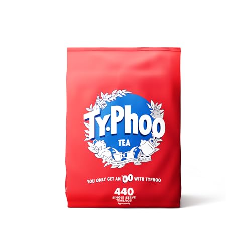 Typhoo Tea 440 One Cup Tea Bags 1kg - Schwarzer Tee im Teebeutel von Typhoo