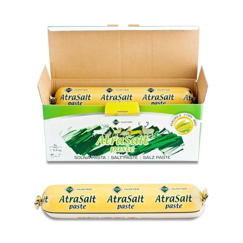 TYRCHEM for Hunter AtraSalt Paste, salzpaste, Salt Lick (2,4kg (4x600g), Mais) von TYRCHEM