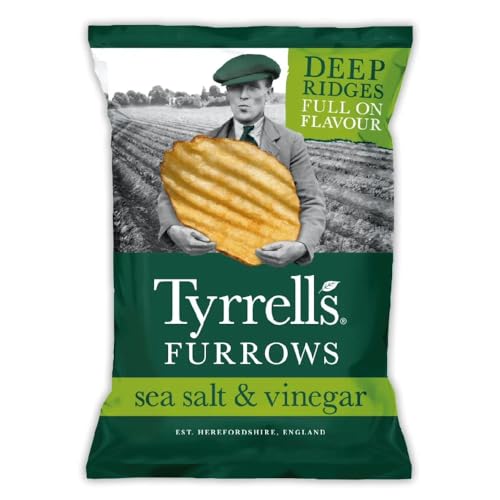 Tyrrell's Furrows Sea Salt & Vinegar 150g von Tyrrells