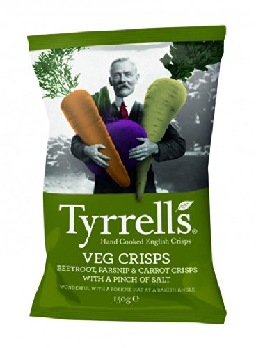 Tyrrell's Mixed Roots Vegetable Crisps 150g, 4er Pack (4 x 150 g) von Tyrrells