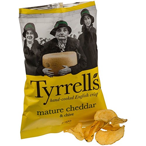 Tyrrells Chips Cheddar Cheese & Chive von Tyrrells